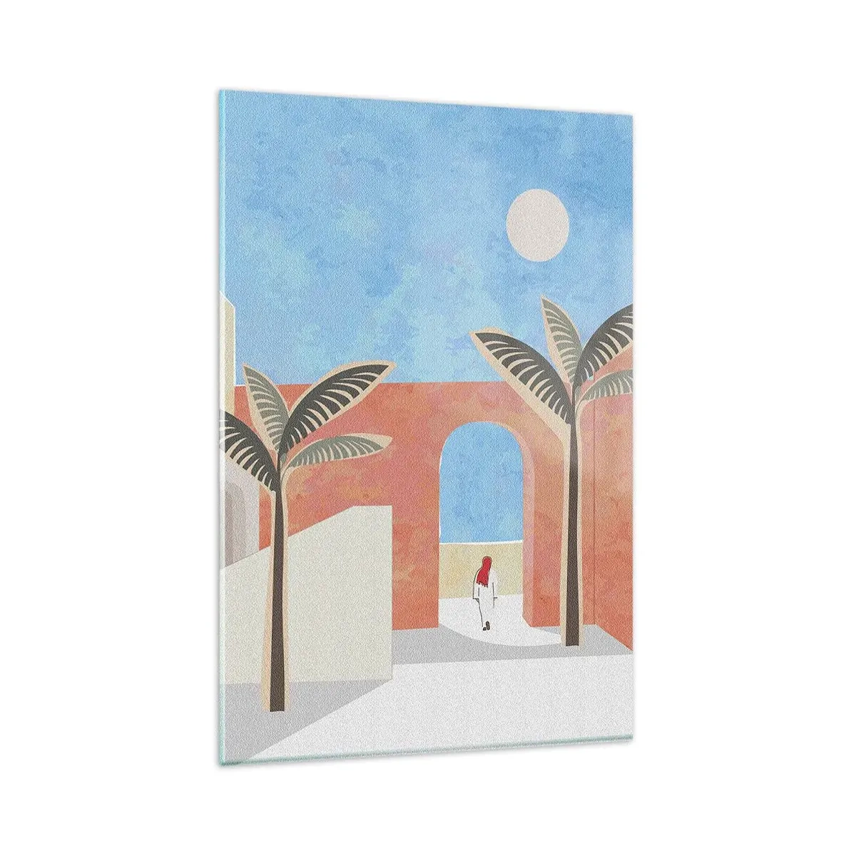 Glasbild - Bild auf glas - Arabischer Tag - 80x120 cm