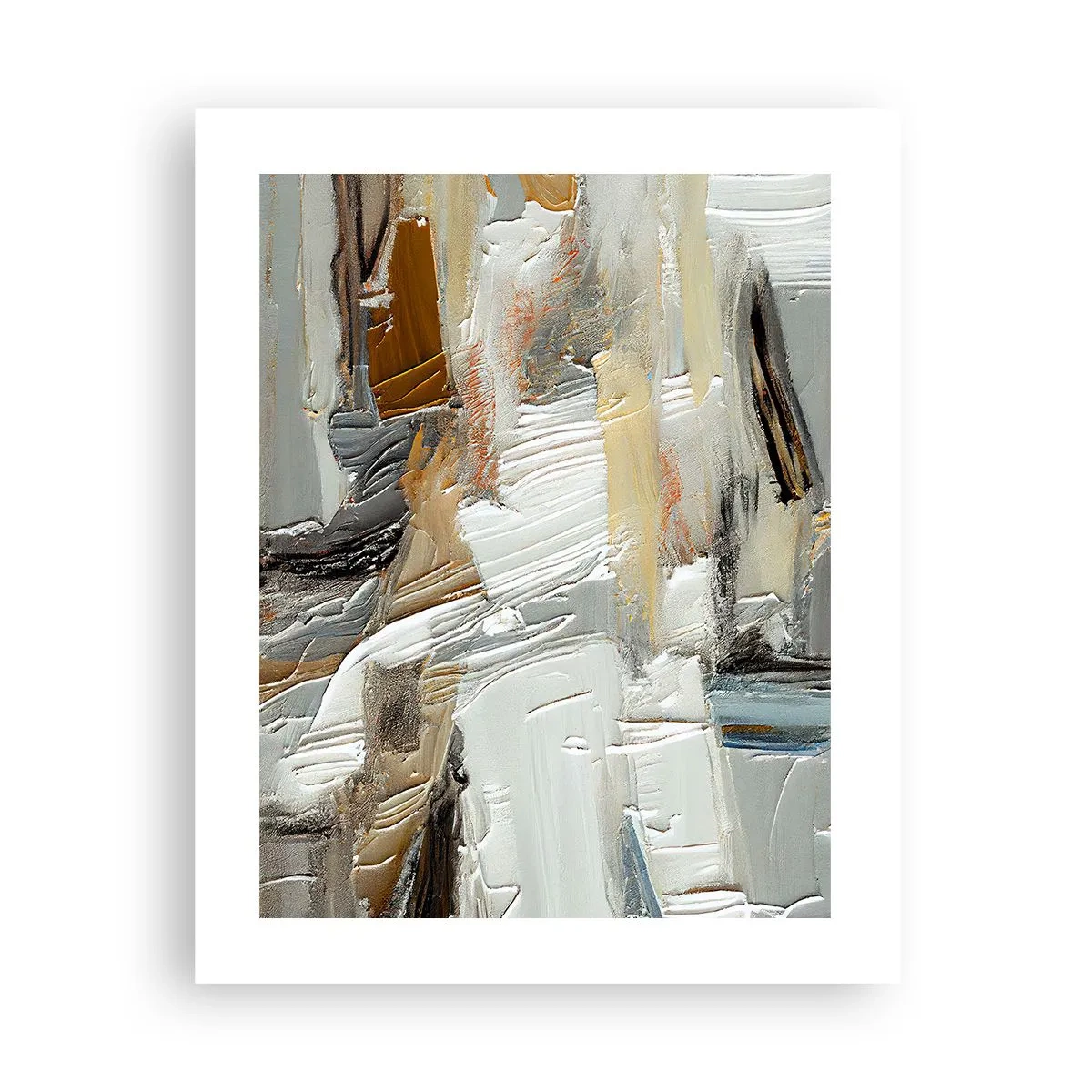 Poster - Bunte Schichten - 40x50 cm