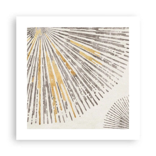 Poster - Schönheit des Strahls - 40x40 cm