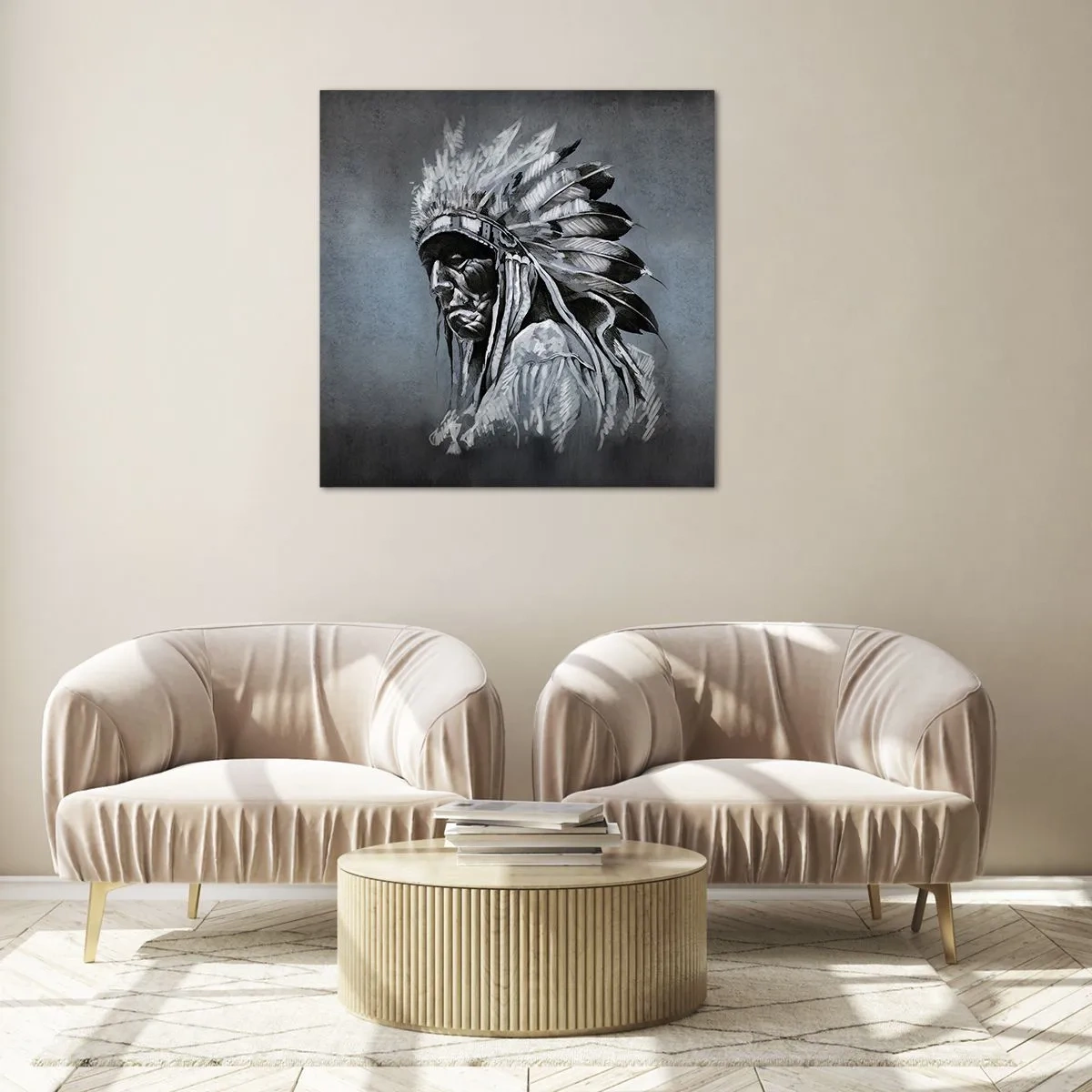 Glasbild - Bild auf glas - Zurück zu den Wurzeln - 40x40 cm