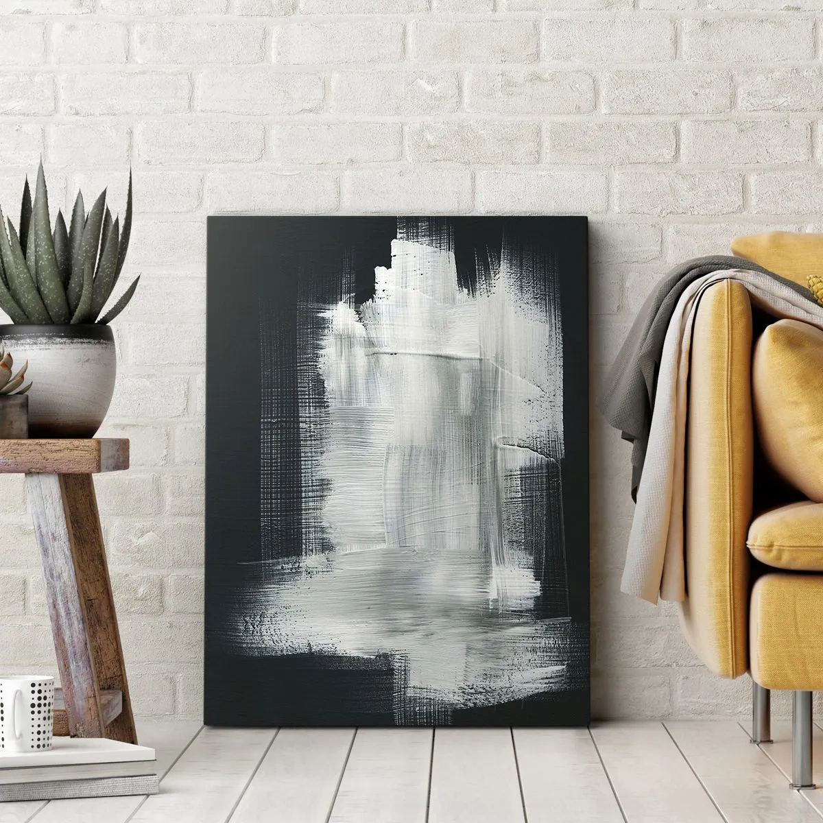 Bild auf Leinwand - Leinwandbild - Vertikal und horizontal gewebt - 45x80 cm