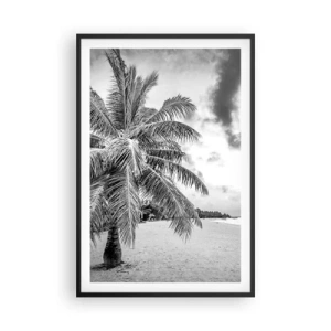 Poster in einem schwarzem Rahmen - Wenn du dich nach Einsamkeit sehnst ... - 61x91 cm