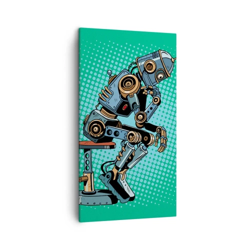 Bild auf Leinwand - Leinwandbild - Über der Essenz des Seins - 45x80 cm