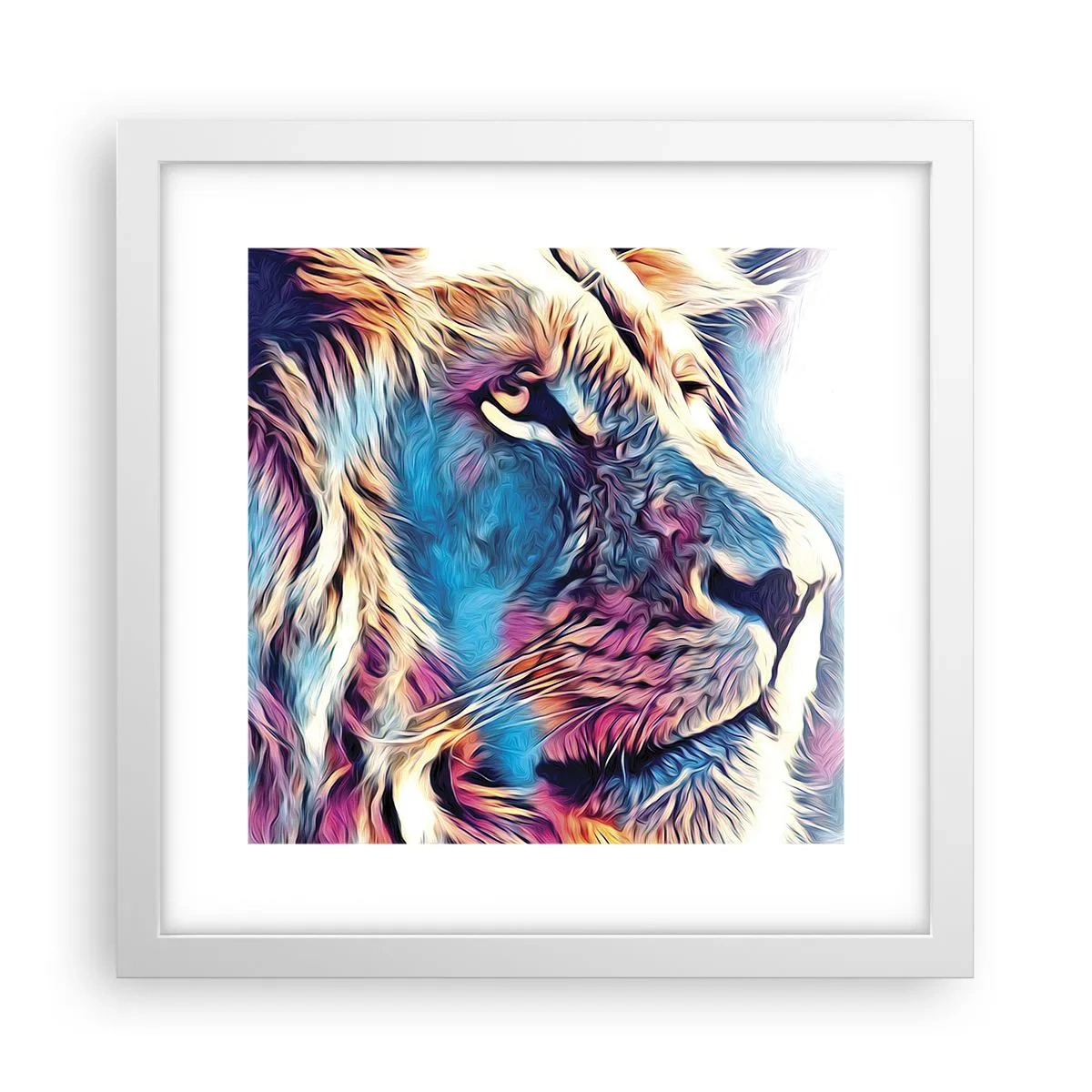 Poster in einem weißen Rahmen - Die Weisheit der Natur - 30x30 cm