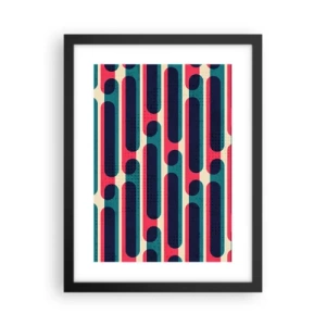 Poster in einem schwarzem Rahmen - In die Tiefe und vorwärts - 30x40 cm