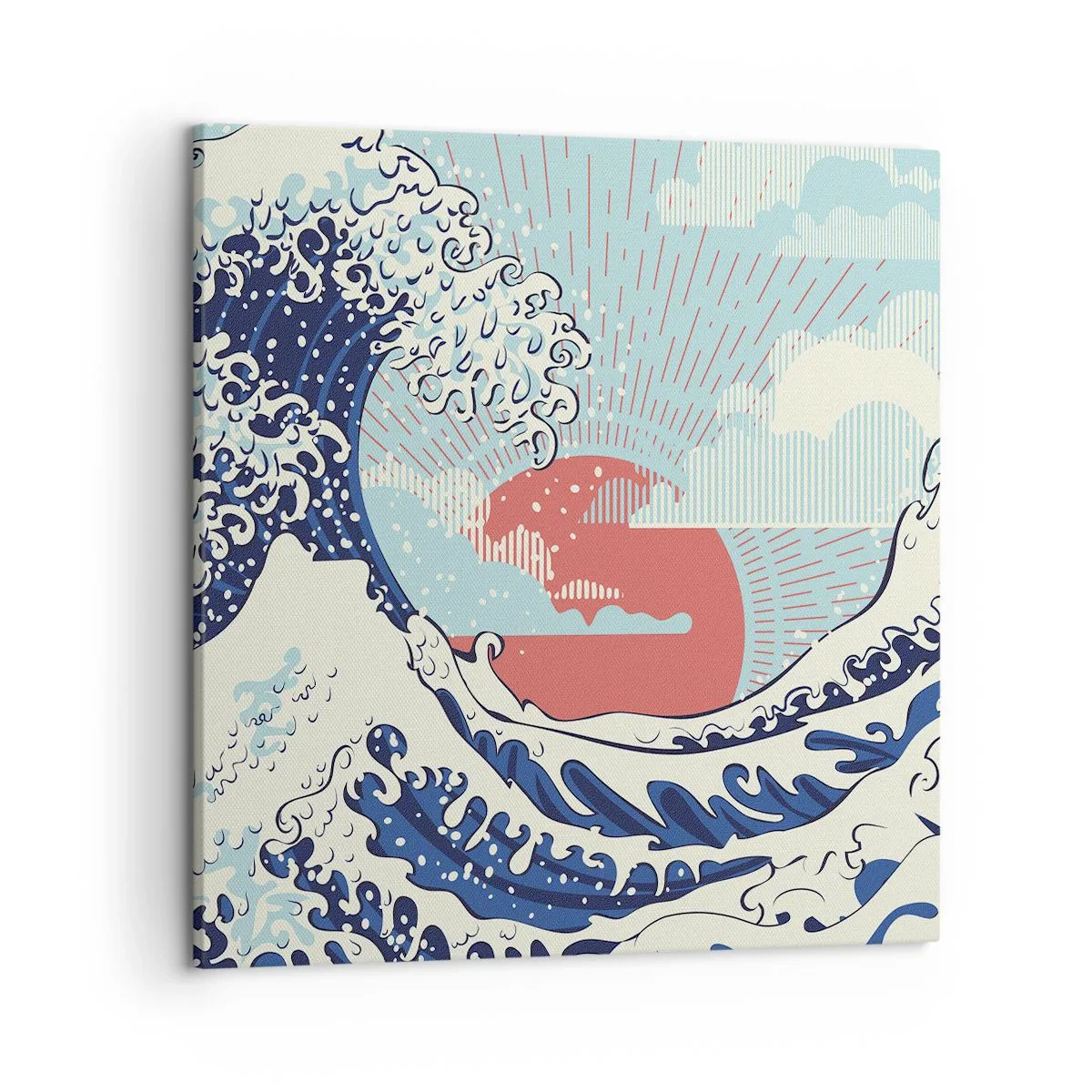 Bild auf Leinwand - Leinwandbild - Von japanischer Inspiration - 50x50 cm