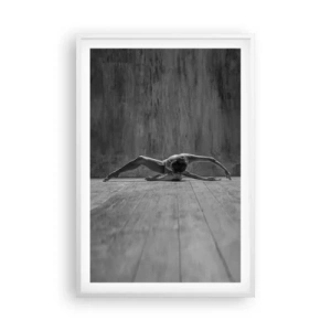 Poster in einem weißen Rahmen - Symmetrie gefunden - 61x91 cm