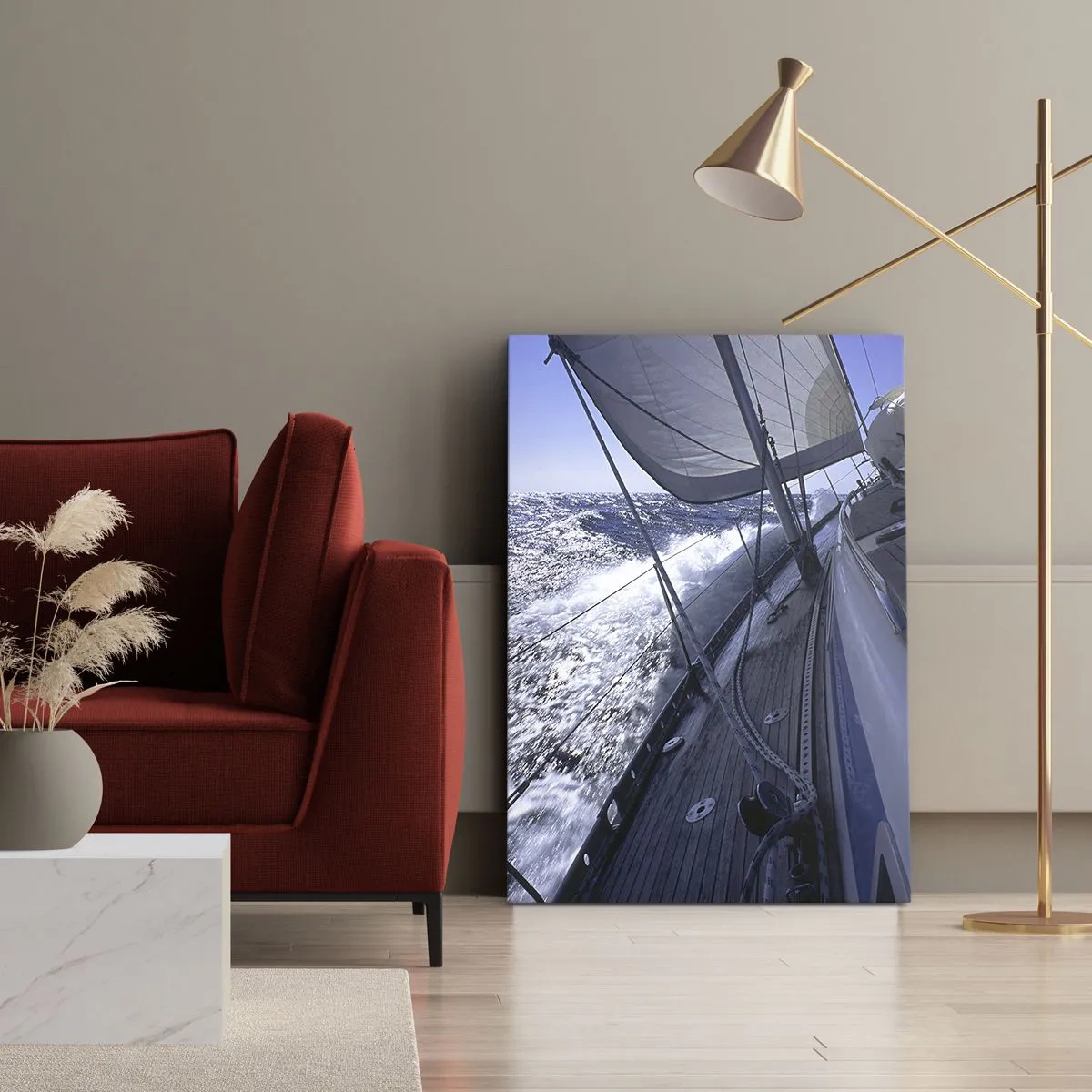 Bild auf Leinwand - Leinwandbild - Ich weiß was es heißt ein Vogel zu sein - 45x80 cm