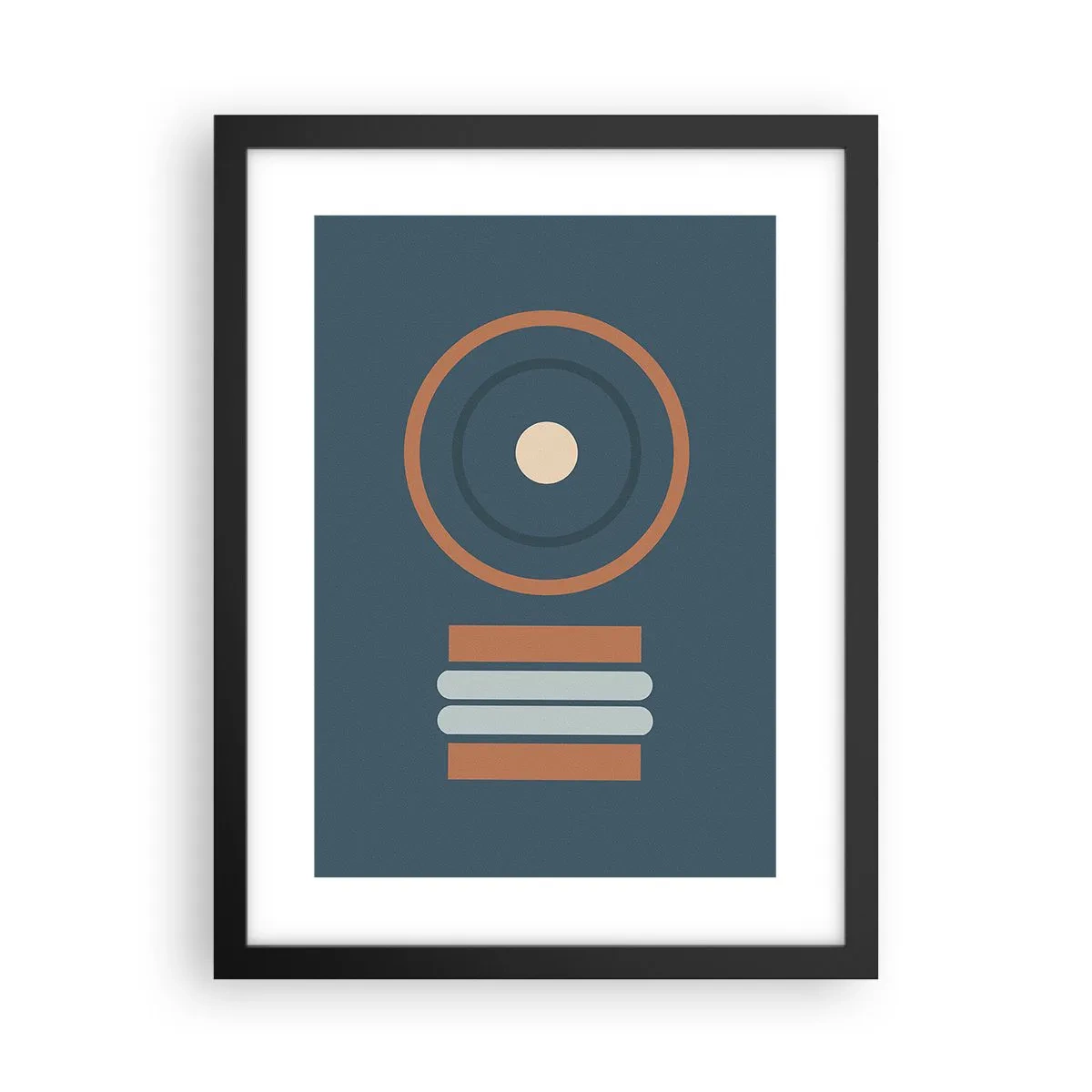 Poster in einem schwarzem Rahmen - Das Wesen der Dinge - 30x40 cm