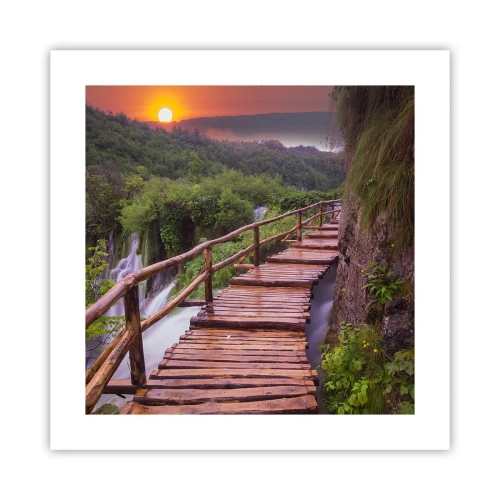 Poster - Schönheit jenseits des Glaubens - 40x40 cm