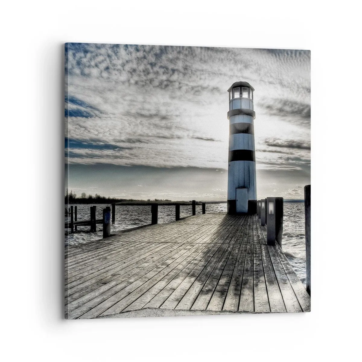 Bild auf Leinwand - Leinwandbild - Matrosen, ich warte auf euch - 70x70 cm