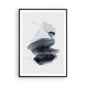 Poster in einem schwarzem Rahmen - Intensität und Bewegung - 70x100 cm