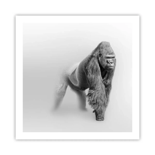 Poster - Zuversichtlich in seiner Stärke - 60x60 cm