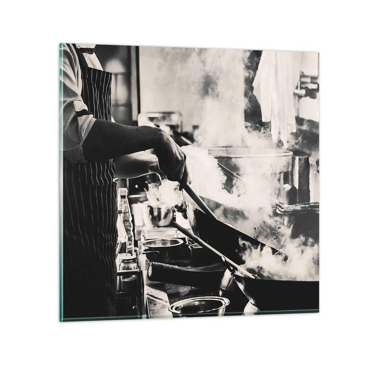 Glasbild - Bild auf glas - Alchemie der Aromen - 70x70 cm