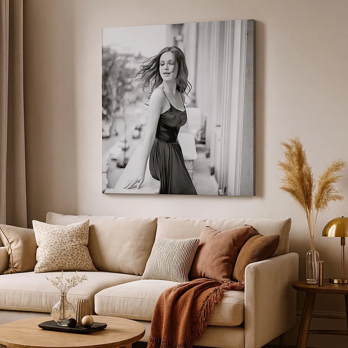 Bild auf Leinwand - Leinwandbild - Bestimmt ein Pariser - 30x30 cm