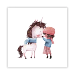 Poster - Ein Wintermärchen - 40x40 cm