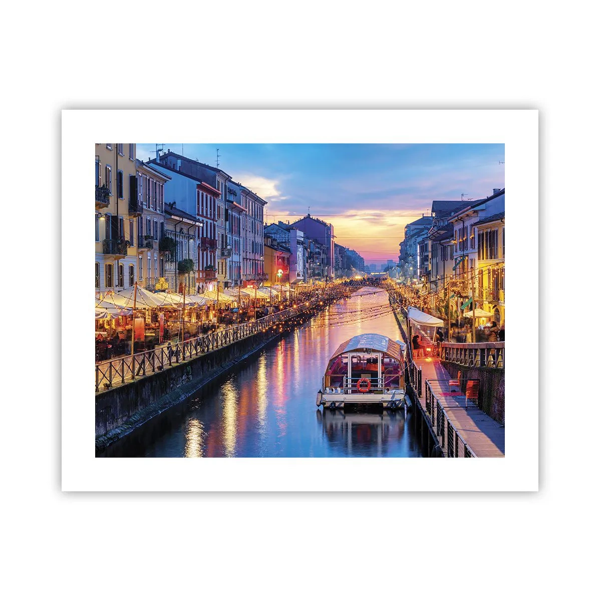 Poster - Ein Abend voller Licht und Spaß - 50x40 cm