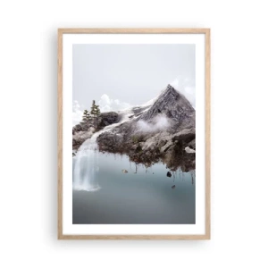 Poster in einem Rahmen aus heller Eiche - Mit dem Auge eines Surrealisten - 50x70 cm