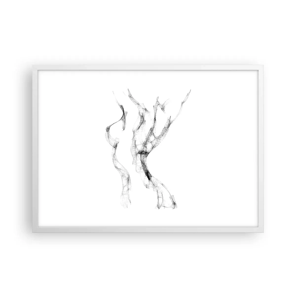 Poster in einem weißen Rahmen - Schön und stark - 70x50 cm