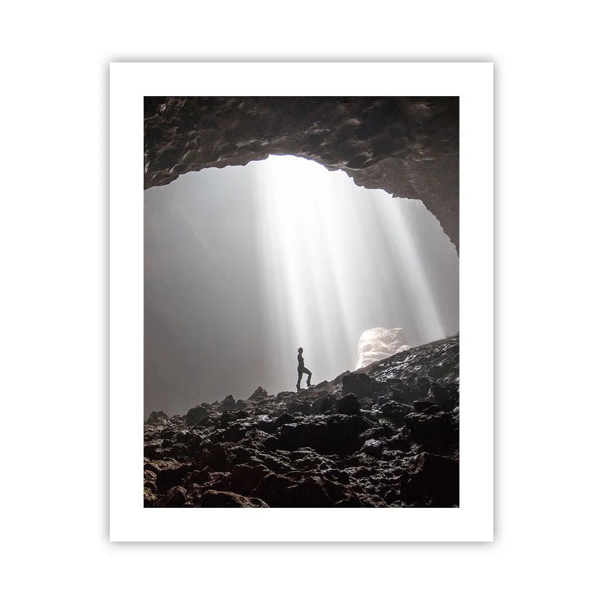 Poster - Die leuchtende Grotte - 40x50 cm