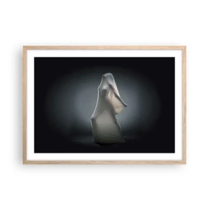 Poster in einem Rahmen aus heller Eiche - Versteckte Wünsche - 70x50 cm