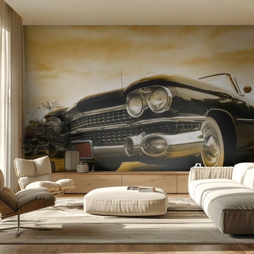 Maßgeschneiderte selbstklebende Fototapete Deluxe Sticker - Klassiker vergehen nie - Auto, Automobil, Retro