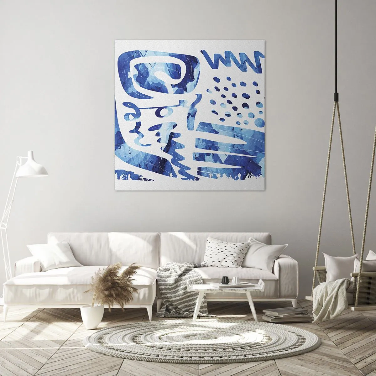 Bild auf Leinwand - Leinwandbild - Zurück zu den Wurzeln - 70x70 cm