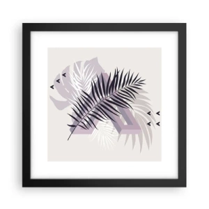 Poster in einem schwarzem Rahmen - Der Schatten des Schattens - 30x30 cm