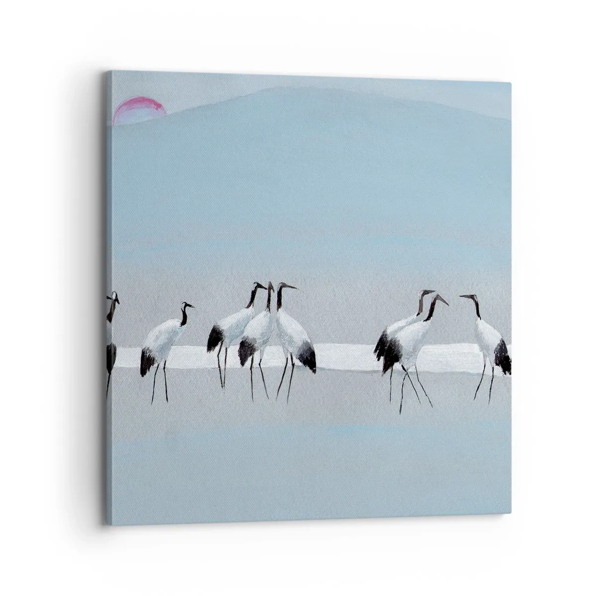 Bild auf Leinwand - Leinwandbild - Nach einem heißen Tag - 70x70 cm