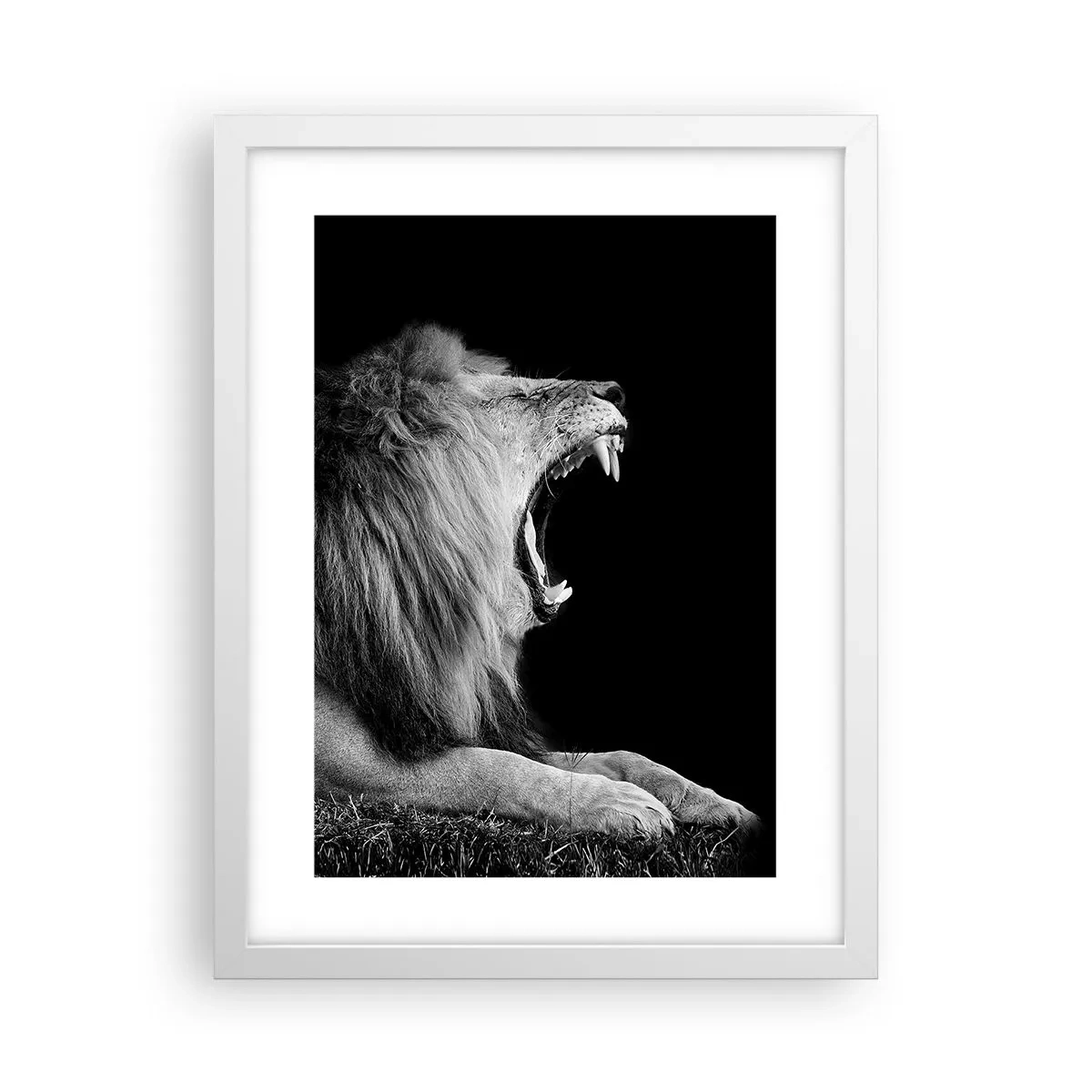 Poster in einem weißen Rahmen - Ohne Zweifel - 30x40 cm