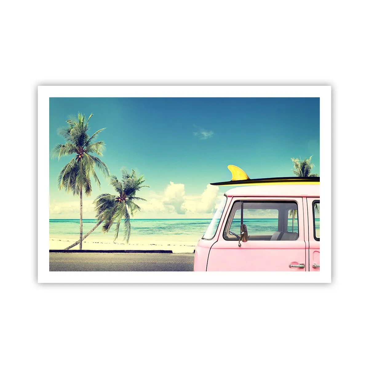 Poster - Zeit um in die Ferien zu starten - 91x61 cm