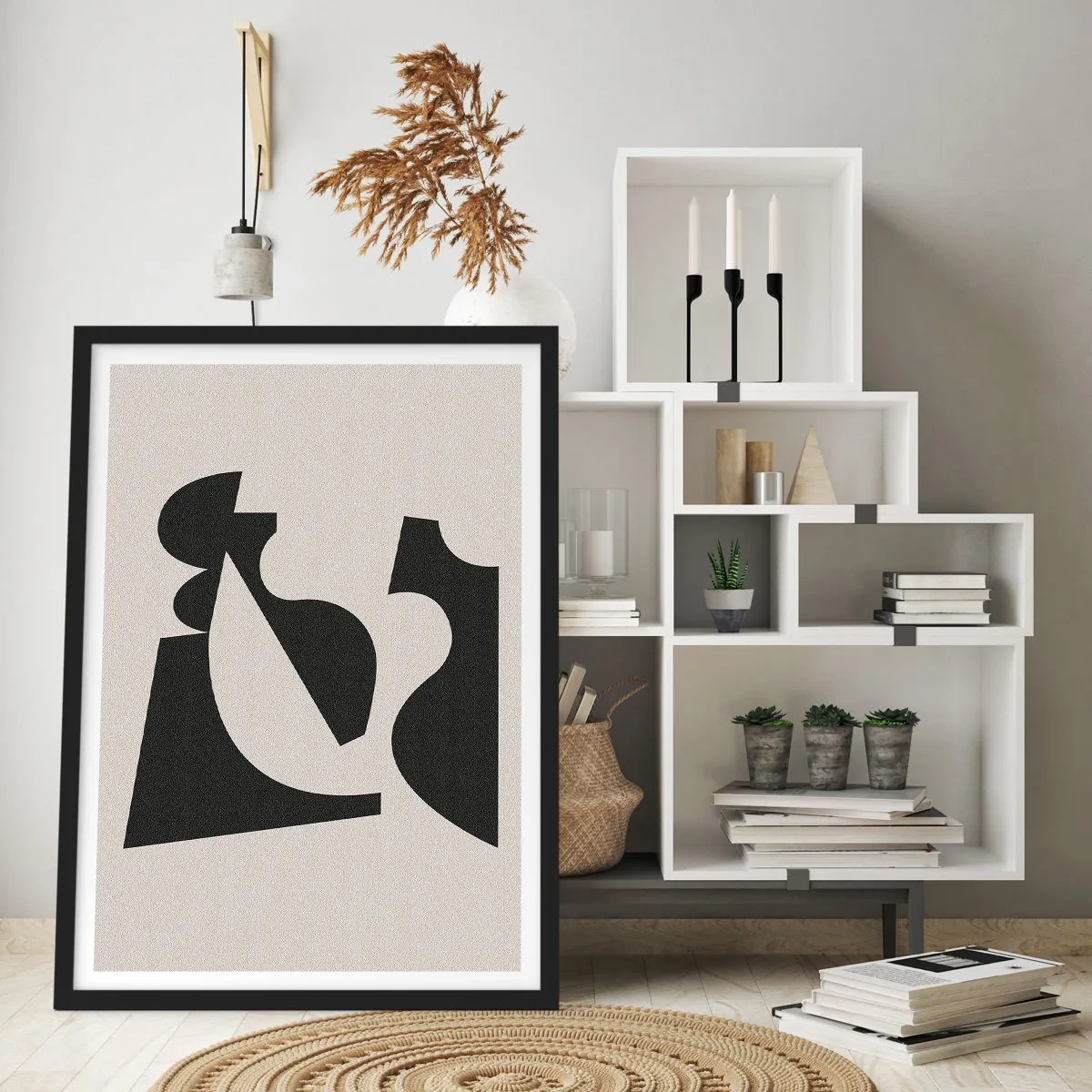 Poster in einem schwarzem Rahmen - Zum Selbstbauen - 70x100 cm