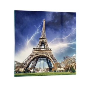 Glasbild - Bild auf glas - Herrscherin der Stürme - 70x70 cm