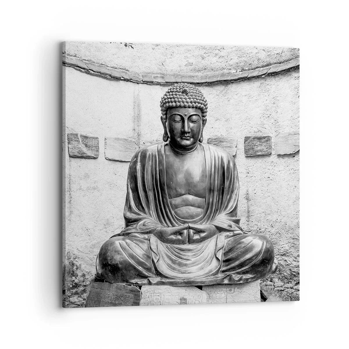 Bild auf Leinwand - Leinwandbild - An der Quelle des Friedens - 70x70 cm