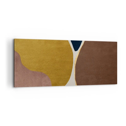 Bild auf Leinwand - Leinwandbild - Abstraktion – ein Ort im Raum - 100x40 cm