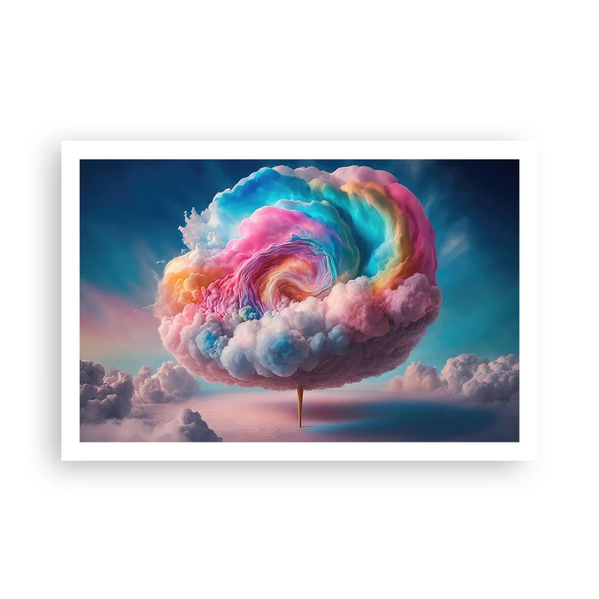 Poster - Traum von einem Vergnügungspark - 91x61 cm