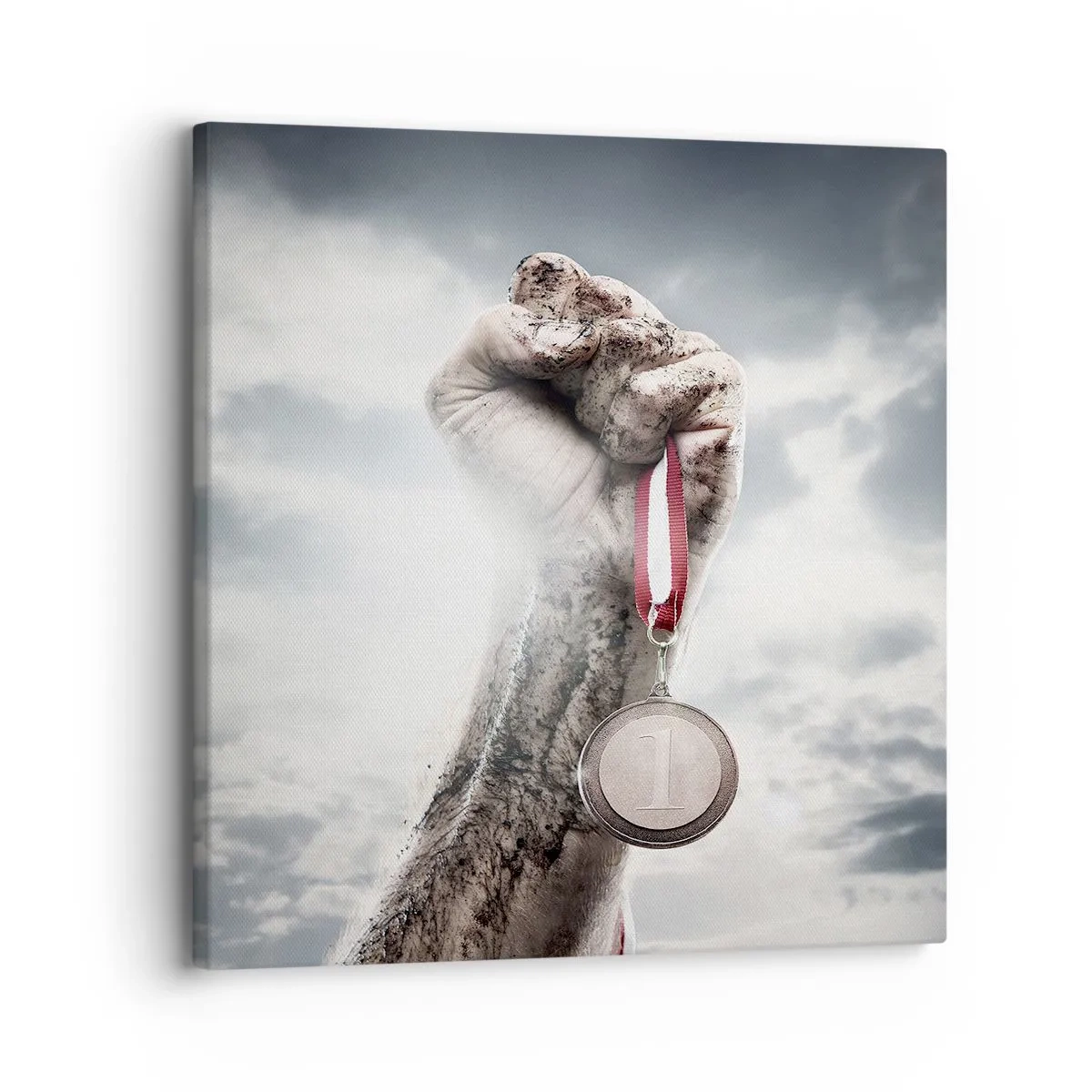 Bild auf Leinwand - Leinwandbild - Per aspera ad astra - 30x30 cm