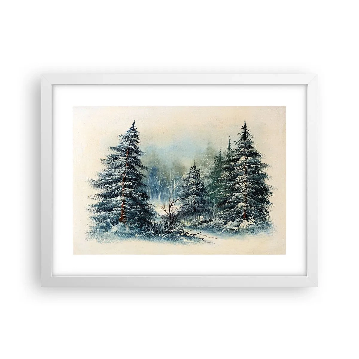 Poster in einem weißen Rahmen - Bereit für Weihnachten - 40x30 cm