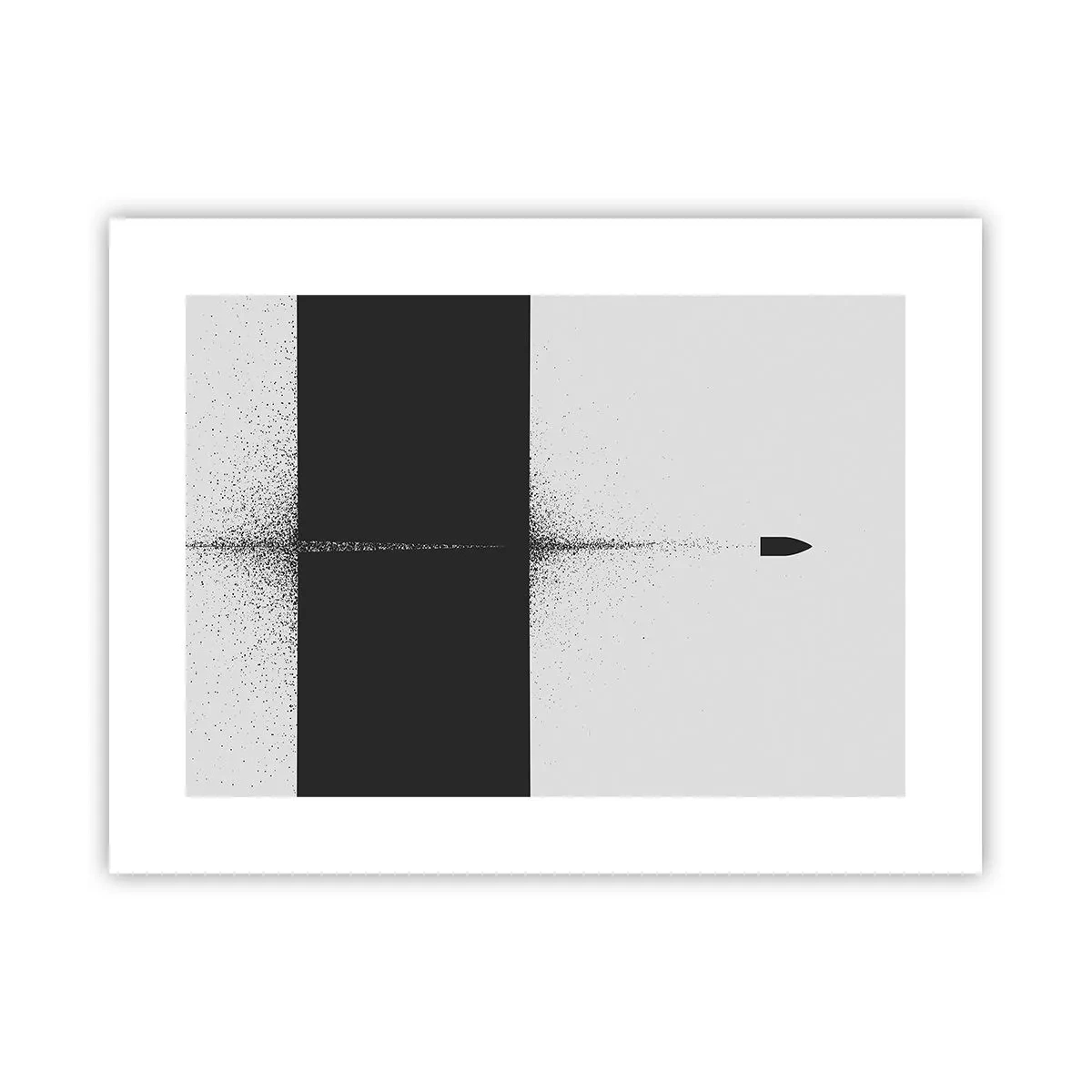 Poster - Direkt zum Ziel - 40x30 cm