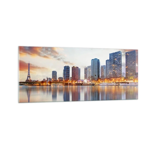 Glasbild - Bild auf glas - Die monumentale Ruhe von Paris - 100x40 cm