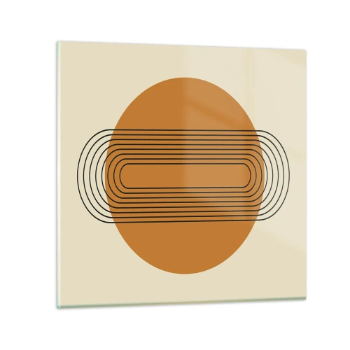 Glasbild - Bild auf glas - Perfekter Plan - 60x60 cm