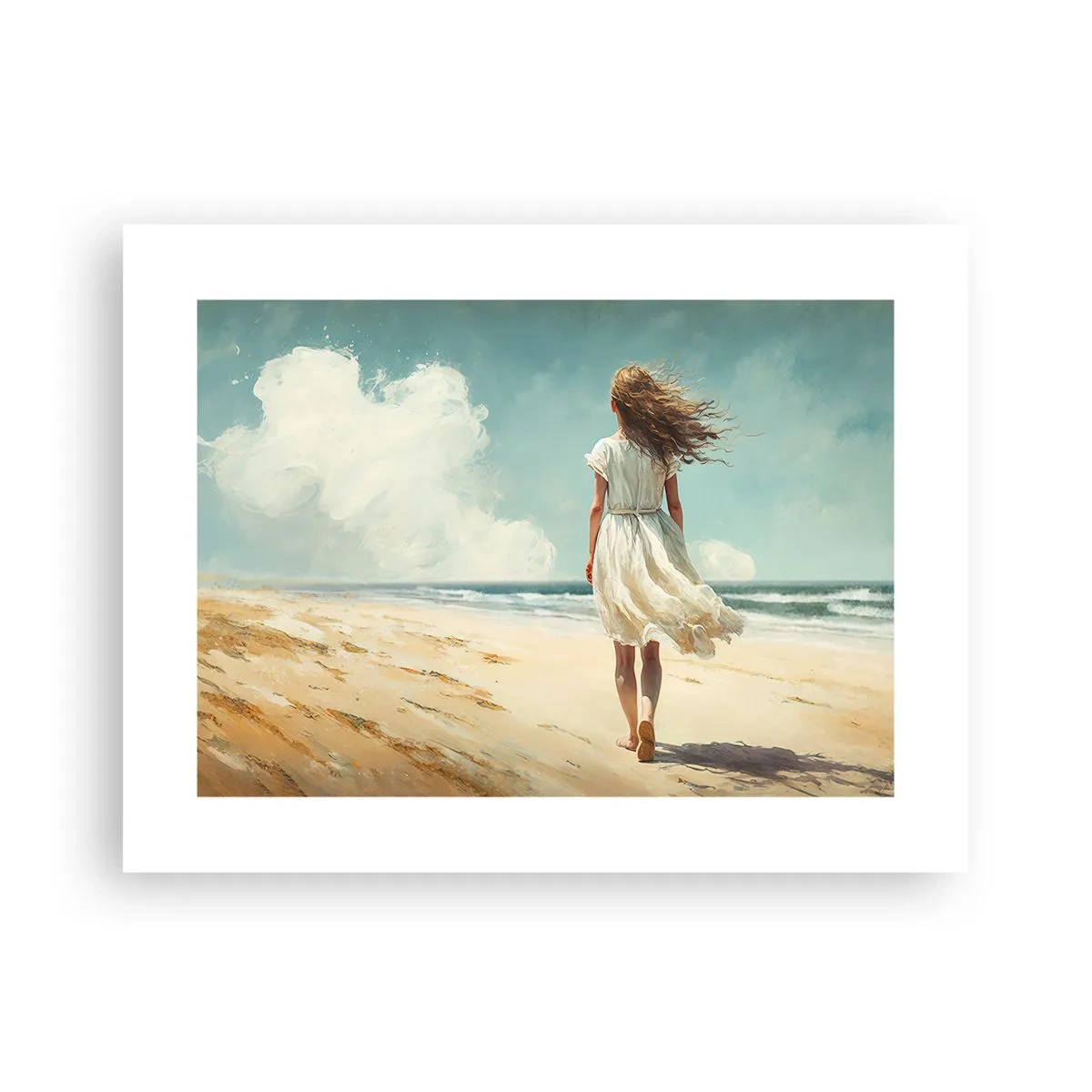 Poster - Der Sonne und dem Wind begegnen - 40x30 cm