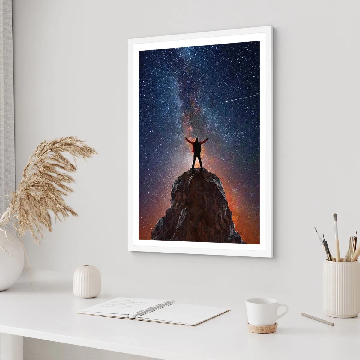 Poster in einem weißen Rahmen - Die Macht ist mit mir! - 30x40 cm