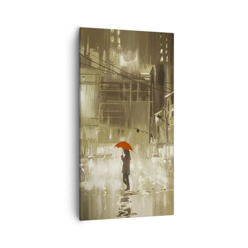 Bild auf Leinwand - Leinwandbild - Allein aber nicht einsam - 55x100 cm