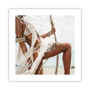 Poster - Eine Priesterin der Sonne - 40x40 cm