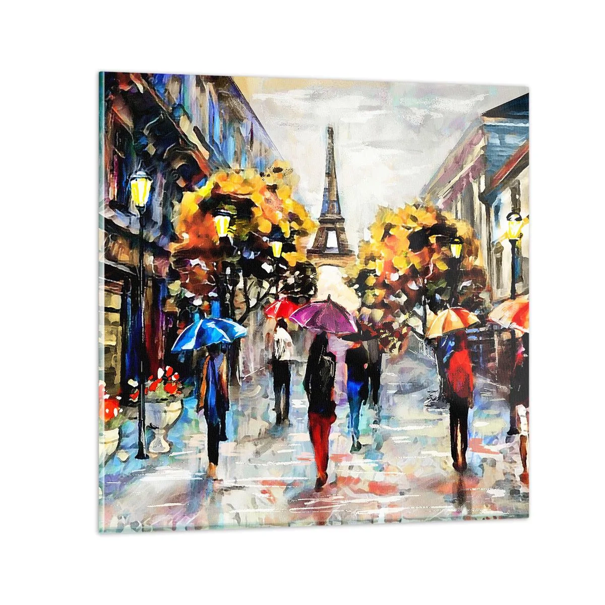 Glasbild - Bild auf glas - Besonders schön im Herbst - 70x70 cm