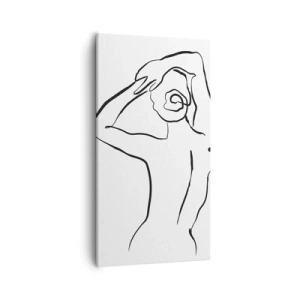 Bild auf Leinwand - Leinwandbild - Morgenakte - 55x100 cm