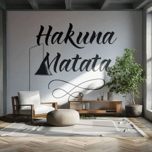 Fototapete Premium Canvas - Bester Ratschlag - Typografie, Bejahung, Maxime - 400x280 cm