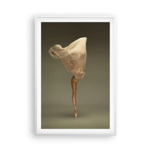 Poster in einem weißen Rahmen - Es wird bald auffliegen - 61x91 cm