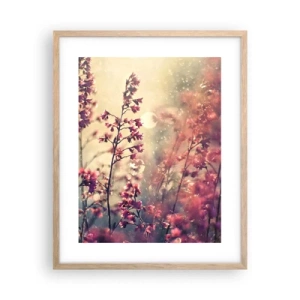Poster in einem Rahmen aus heller Eiche - Geheimnisvoller Garten - 40x50 cm
